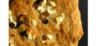 Basil, Olive and Feta Foccacia