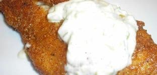 Cornmeal-Crusted Catfish with Cajun Seasoning and Spicy Tartar Sauce