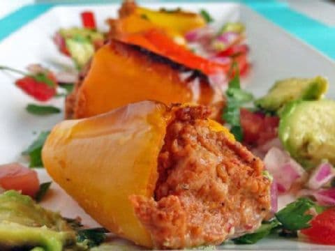Mini Stuffed Mexican Bell Peppers