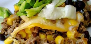 Tomato Free Mexican Lasagna